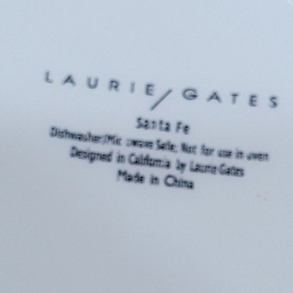 Laurie Gates 9 3/4" Salad Luncheon Plate Santa Fe Brown & Gold EUC - Picture 5 of 5